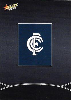 2013 Select AFL Champions #29 Carlton Blues Front